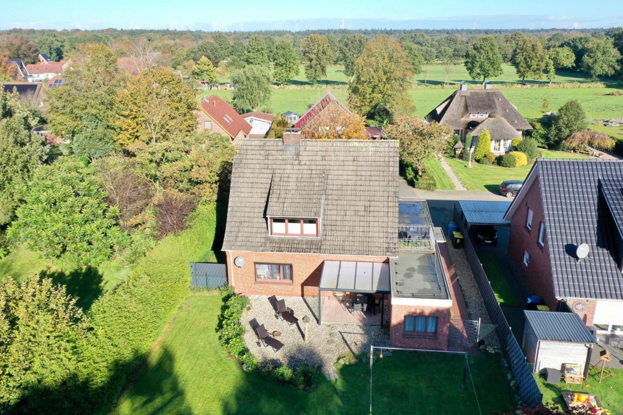 Ferienwohnung Im Erdgeschoss Mit Eingezaeunten Garten Und Terrasse Aurich Exterior photo