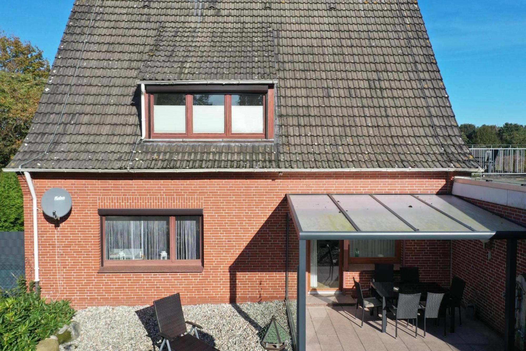 Ferienwohnung Im Erdgeschoss Mit Eingezaeunten Garten Und Terrasse Aurich Exterior photo
